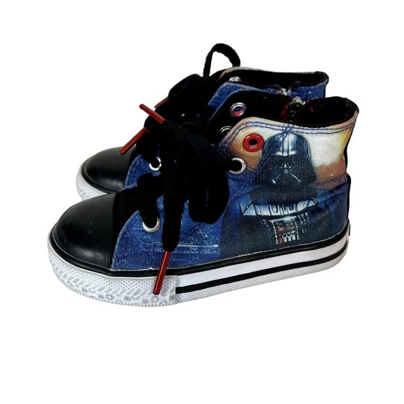 Skechers Star Wars Darth Vader The Dark Side High Top Sneakers  6 Toddler - Picture 1 of 8